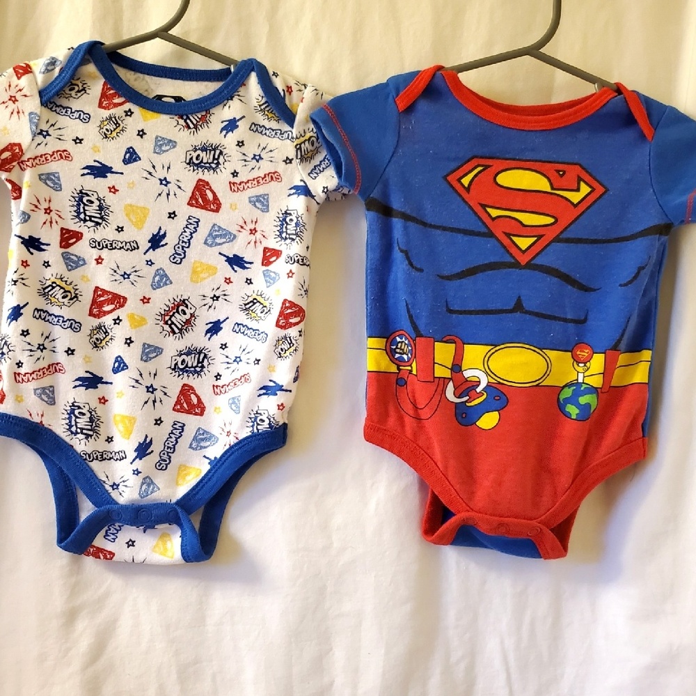 SALE💙 5/$25 Baby boy Superman onesies